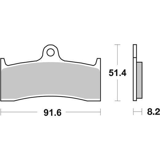 BRZDOVÉ DESTIČKY BREMBO 07KA2009 CC ROAD
