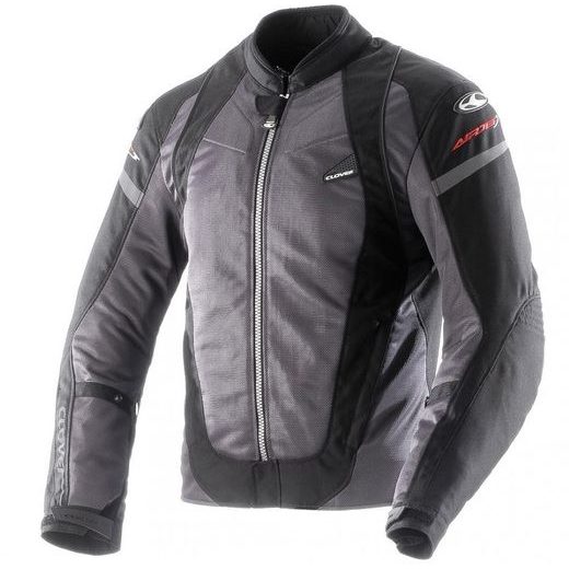 DÁMSKÁ BUNDA NA MOTORKU CLOVER AIRJET-3 BLACK/GREY