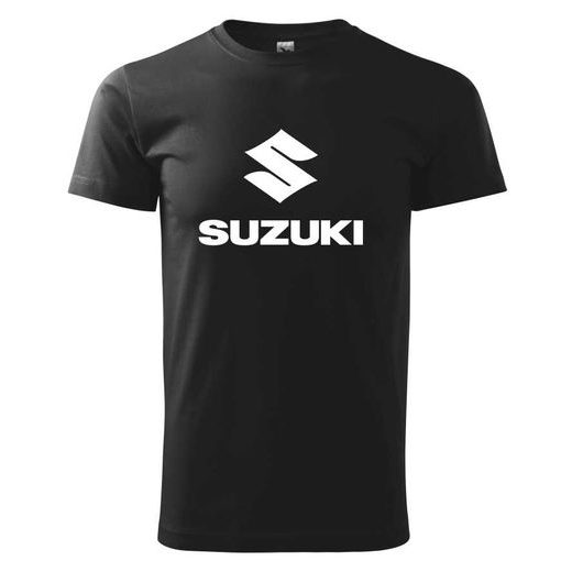 PÁNSKÉ TRIKO S MOTIVEM SUZUKI 2 - ČERNÉ