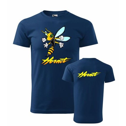 PÁNSKÉ TRIKO S MOTIVEM HONDA HORNET - TMAVĚ MODRÉ
