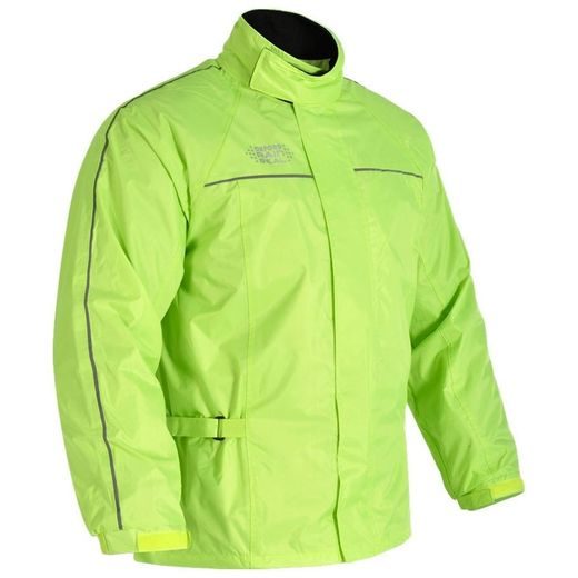 NEPROMOKAVÁ BUNDA NA MOTORKU OXFORD - FLUO RM110