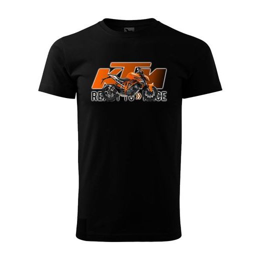 PÁNSKÉ TRIKO S MOTIVEM KTM DUKE 1 - ČERNÉ