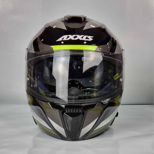 VÝKLOPNÁ HELMA AXXIS GECKO SV SHIELD LESKLÁ ŠEDÁ