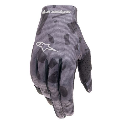 RUKAVICE RADAR, ALPINESTARS (ŠEDÁ CAMO/ČERNÁ) 2024