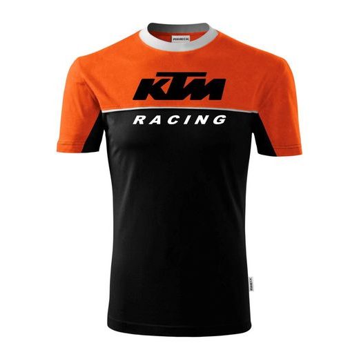 PÁNSKÉ TRIKO S MOTIVEM KTM RACING 1 - ORANŽOVÉ