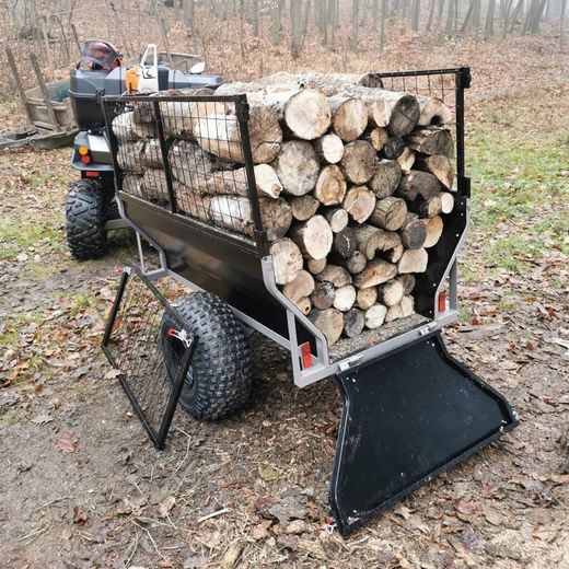 ZVÝŠENÉ BOČNICE PRO ATV VOZÍK WOOD 550