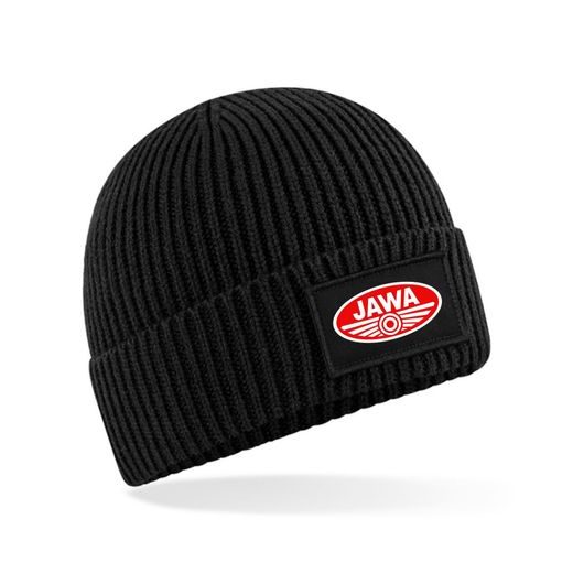 ZIMNÍ ČEPKA S MOTIVEM JAWA LOGO