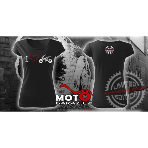 DÁMSKÉ TRIKO MOTOGARÁŽ LIMITED EDITION MOTOCROSS