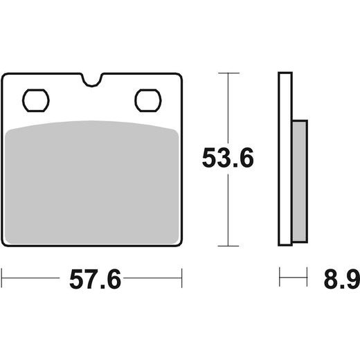 BRZDOVÉ DESTIČKY BREMBO 07BB21SA