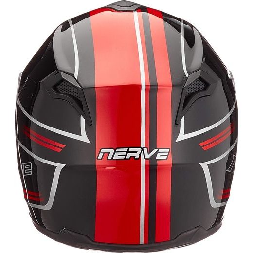 INTEGRÁLNÍ HELMA NERVE NH6008 GLOSS BLACK/RED + PINLOCK