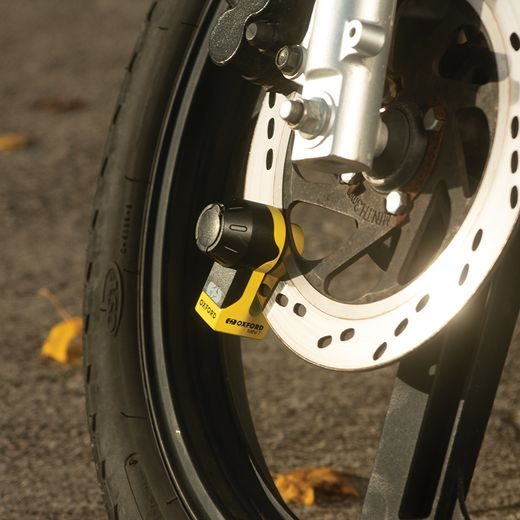 ZÁMEK KOTOUČE OXFORD TITAN MINI ŽLUTÝ LK291