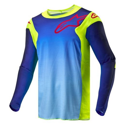 MX DRES RACER HOEN, ALPINESTARS (ŽLUTÁ FLUO/MODRÁ/ČERVENÁ) 2024