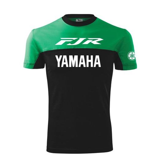 PÁNSKÉ TRIKO S MOTIVEM YAMAHA FJR - ZELENÁ/ČERNÁ