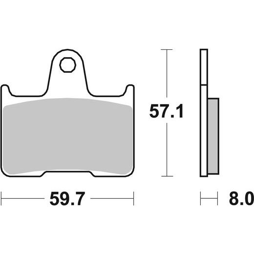 BRZDOVÉ DESTIČKY BREMBO 07KA2107 CC ROAD