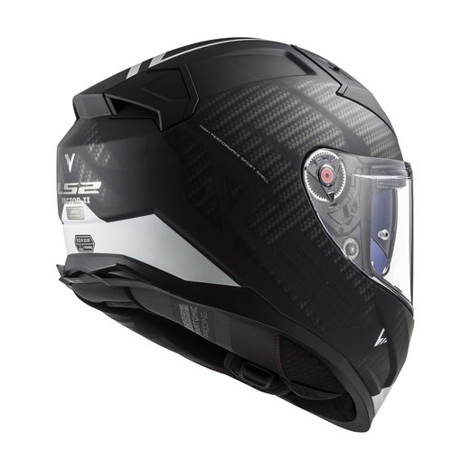 LS2 FF811 VECTOR II SPLITTER BLACK WHITE-06