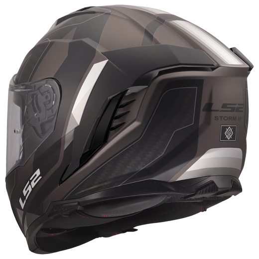 LS2 FF818 STORM III SPORTY BLACK GREY