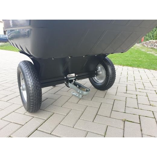 SHARK GARDEN 150 S ADPATÉREM NA TAŽNÉ, VOZÍK ZA ČTYŘKOLKU ČERNÝ