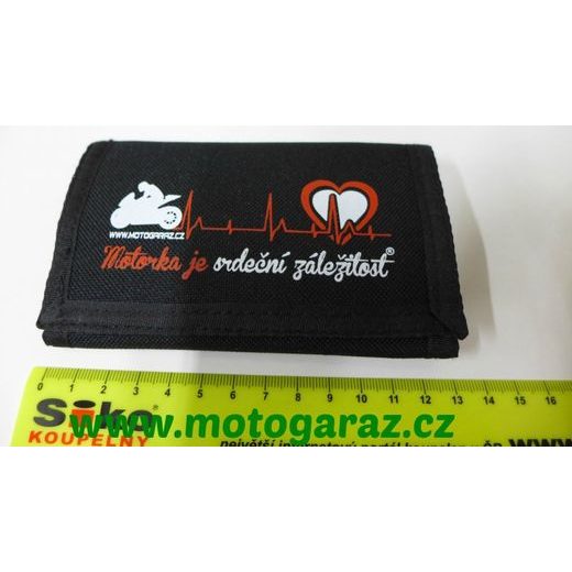 PENĚŽENKA MOTORKA JE SRDEČNÍ ZÁLEŽITOST - ČERNÁ