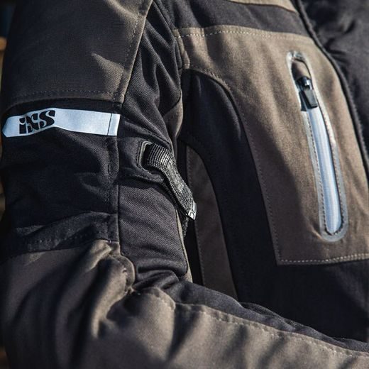 DÁMSKÁ BUNDA NA MOTORKU IXS PACORA-ST X55045 ČERNO-ŠEDÁ