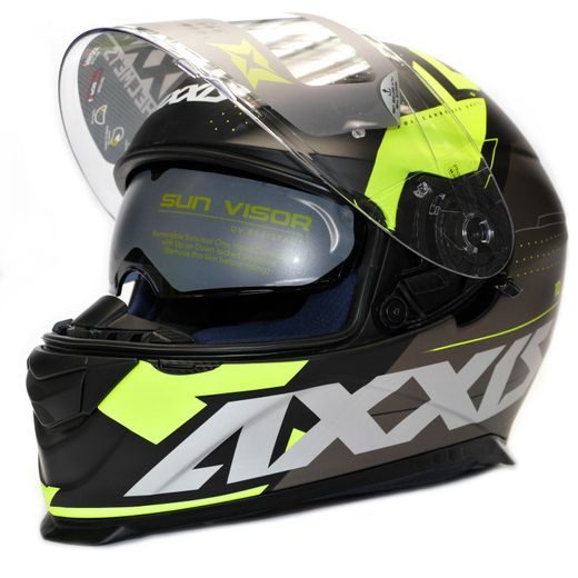 INTEGRÁLNÍ HELMA AXXIS EAGLE SV DIAGON MATNÁ FLUO