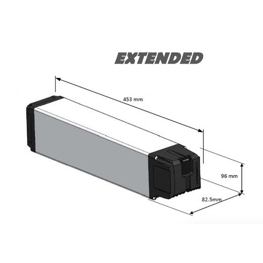 REMOVABLE BATTERY TORROT EXTENDED EE40001TT-CNC-2 48V 12.5AH 13S5P KIDS