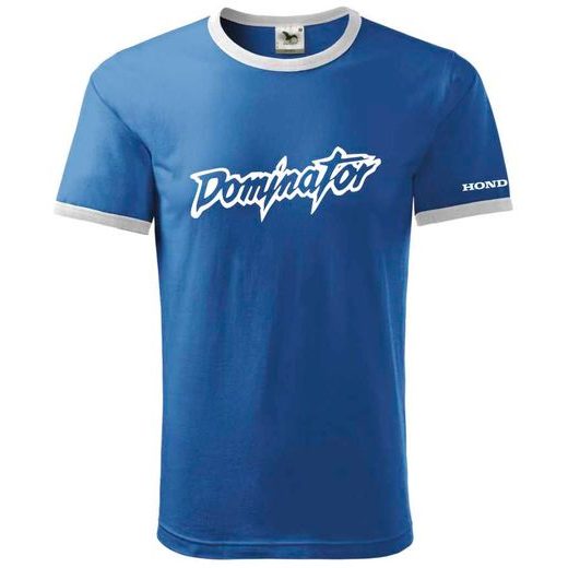 PÁNSKÉ TRIKO S MOTIVEM HONDA DOMINATOR - MODRÉ