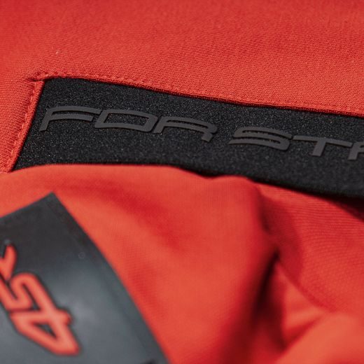 PÁNSKÁ MIKINA 4SR LOGO ZIP RED