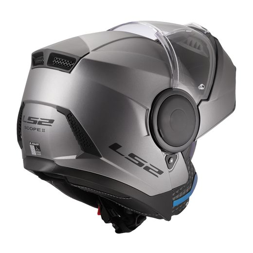 LS2 FF902 SCOPE II SOLID MATT TITANIUM-06