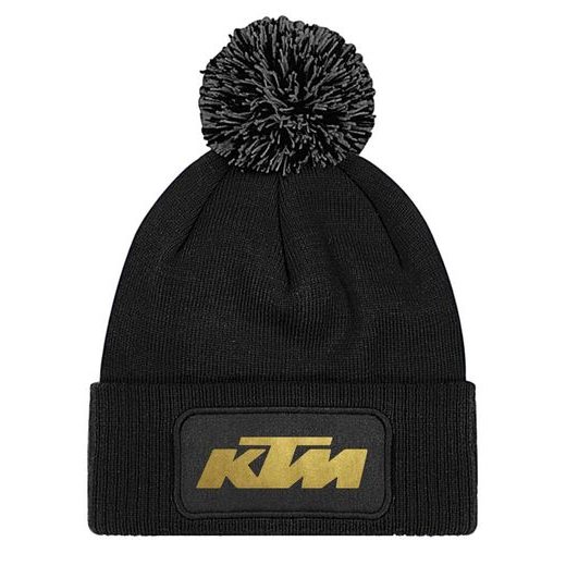 ZIMNÍ ČEPKA S BAMBULÍ A MOTIVEM KTM