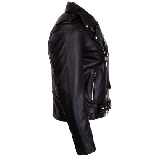 KOŽENÝ KŘIVÁK NA MOTORKU WOLF BIKER