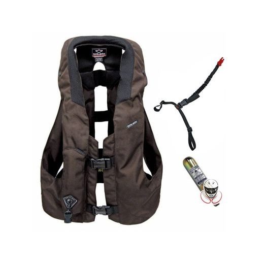 AIRBAGOVÁ VESTA HIT-AIR MLV JEZDECKÁ HNĚDÁ