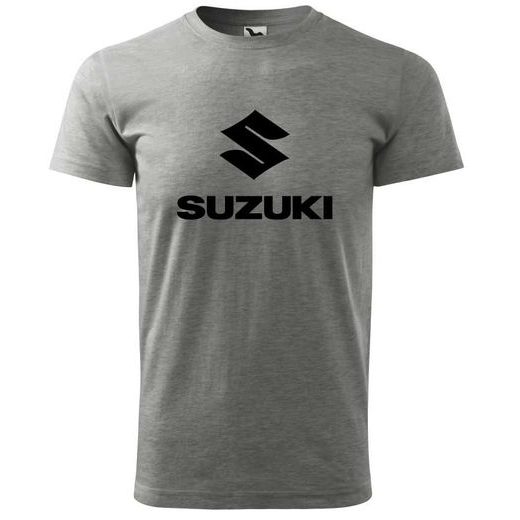 PÁNSKÉ TRIKO S MOTIVEM SUZUKI 2 - ŠEDÉ