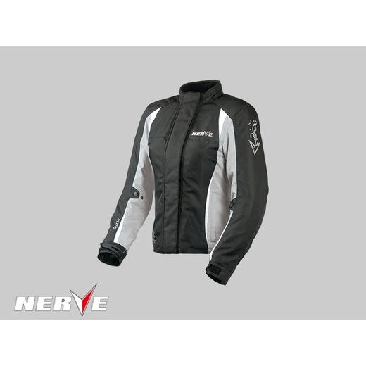 DÁMSKÁ BUNDA NA MOTORKU NERVE UNIQUE STAR SILVER