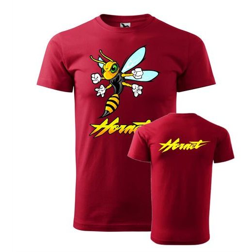 PÁNSKÉ TRIKO S MOTIVEM HONDA HORNET - ČERVENÉ