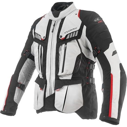 BUNDA NA MOTORKU CLOVER CROSSOVER-3 AIRBAG BLACK/GREY