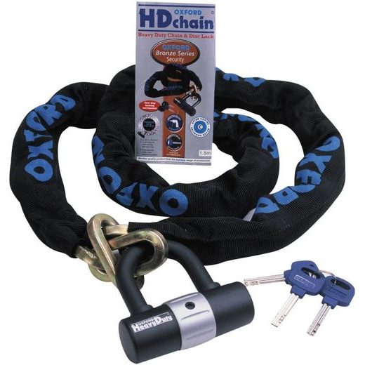 ŘETĚZOVÝ ZÁMEK OXFORD HD CHAIN LOCK 1,5 M OF159
