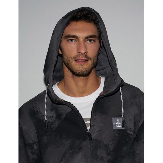 DIVERSE EXTREME TEAM - DAKAR RALLY MIKINA ZIP H24 BLACK/GREY
