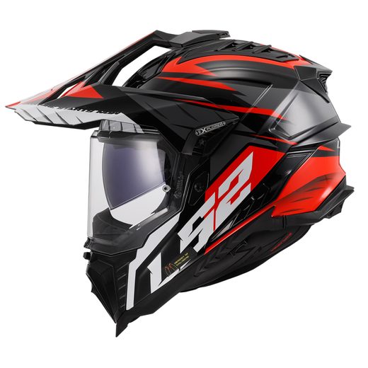 LS2 MX701 EXPLORER SPIRE BLACK TITANIUM RED-06