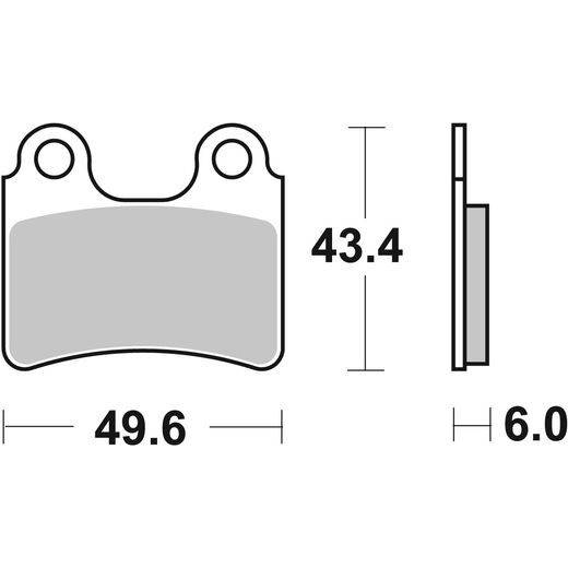 BRZDOVÉ DESTIČKY BREMBO 07GR5804 CC ROAD