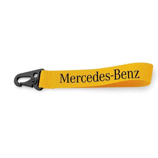 KLÍČENKA S MOTIVEM MERCEDES - ŽLUTÁ
