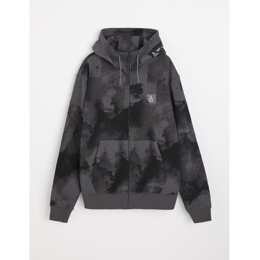 DIVERSE EXTREME TEAM - DAKAR RALLY MIKINA ZIP H24 BLACK/GREY