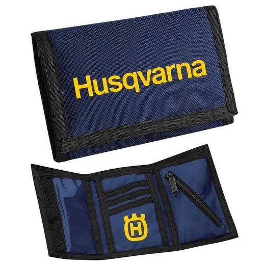 MOTO PENĚŽENKA S MOTIVEM HUSQVARNA - TMAVĚMODRÁ