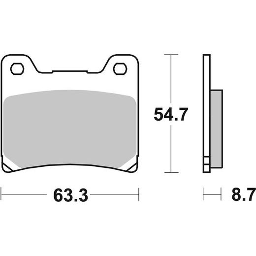 BRZDOVÉ DESTIČKY BREMBO 07YA11SA