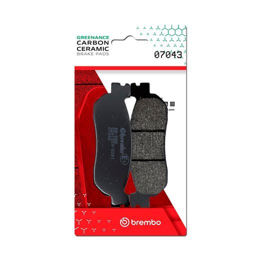 BRZDOVÉ DESTIČKY BREMBO 07043 BRZDOVÉ DESTIČKY PRO SKÚTRY CC
