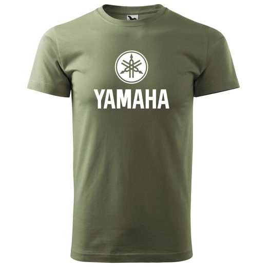 PÁNSKÉ TRIKO S MOTIVEM YAMAHA 2 - KHAKI