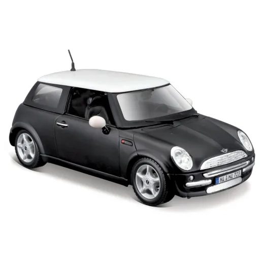 MAISTO - MINI COOPER, MATNĚ ČERNÁ, 1:24