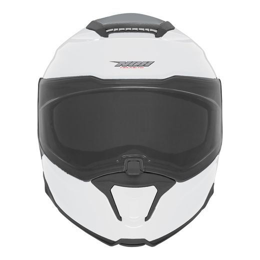 VÝKLOPNÁ HELMA NOX N967 BÍLÁ LESKLÁ