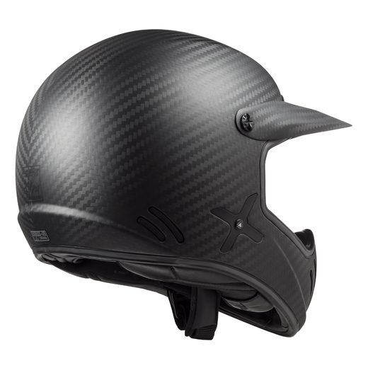 LS2 MX471 XTRA SINGLE MONO MATT CARBON