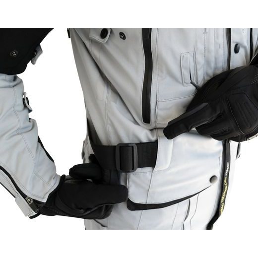 TEXTILNÍ AIRBAGOVÁ BUNDA HELITE TOURING ŠEDÁ