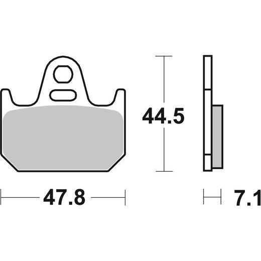 BRZDOVÉ DESTIČKY BREMBO 07YA29CC CC ROAD
